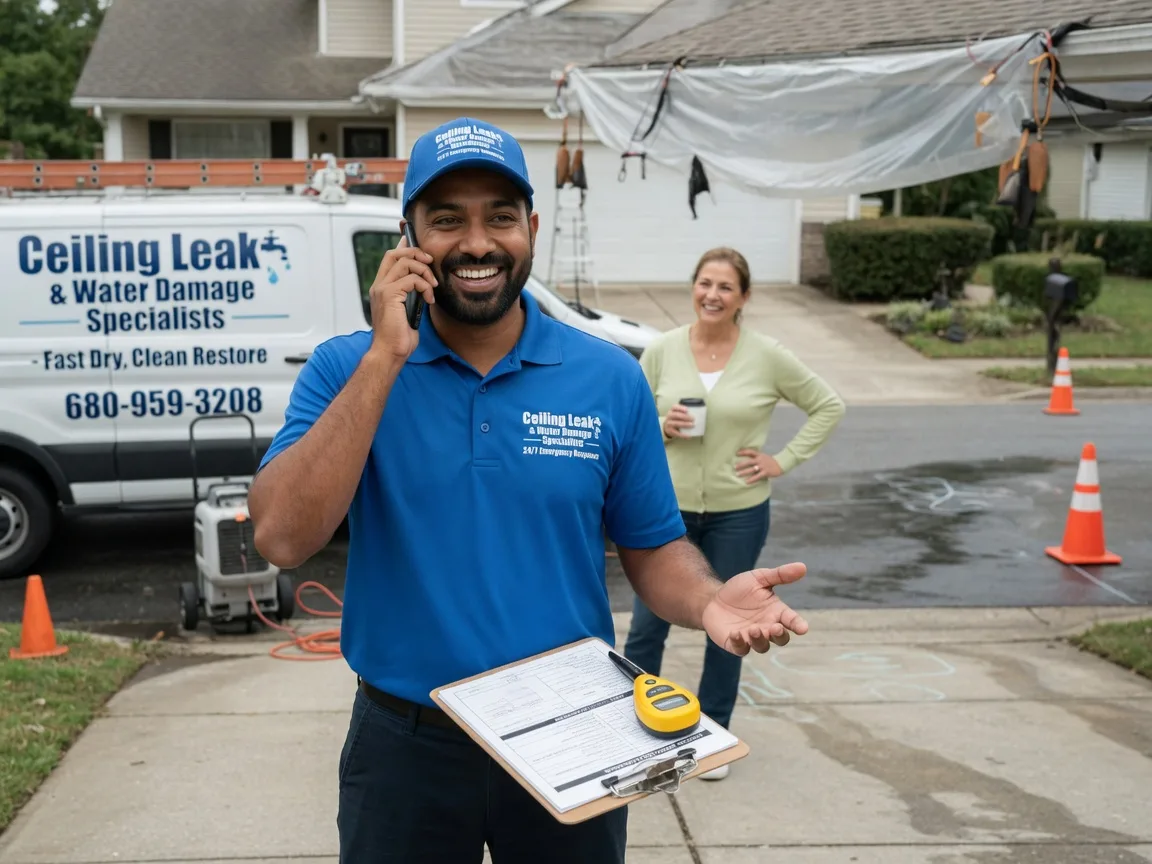 Ceiling Leak Cleanup Mcdade, TX FAQs